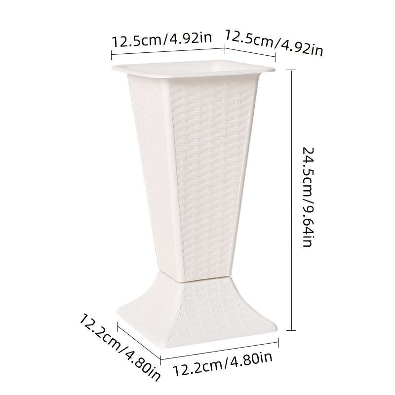 Flowerpot Model Pack Of 2 White