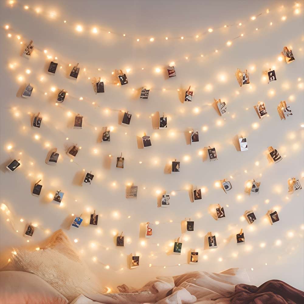 String Lights Color Multicolor Model3M 30Led 15 Clips