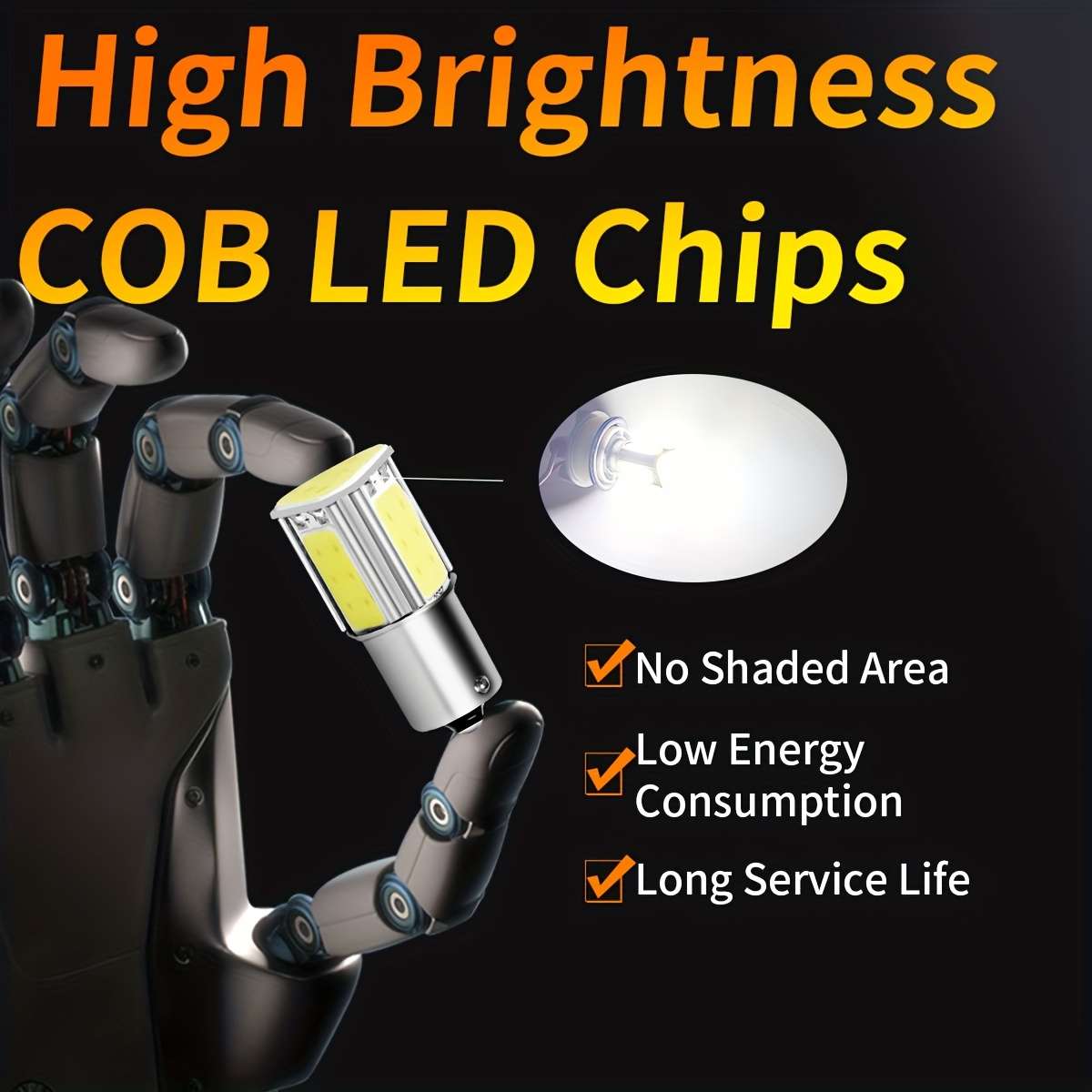 Car Lights Color 1157 Bay15D Yellow