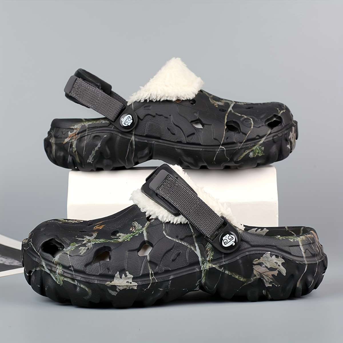 Cotton Slippers Color Black Sizeuk 7