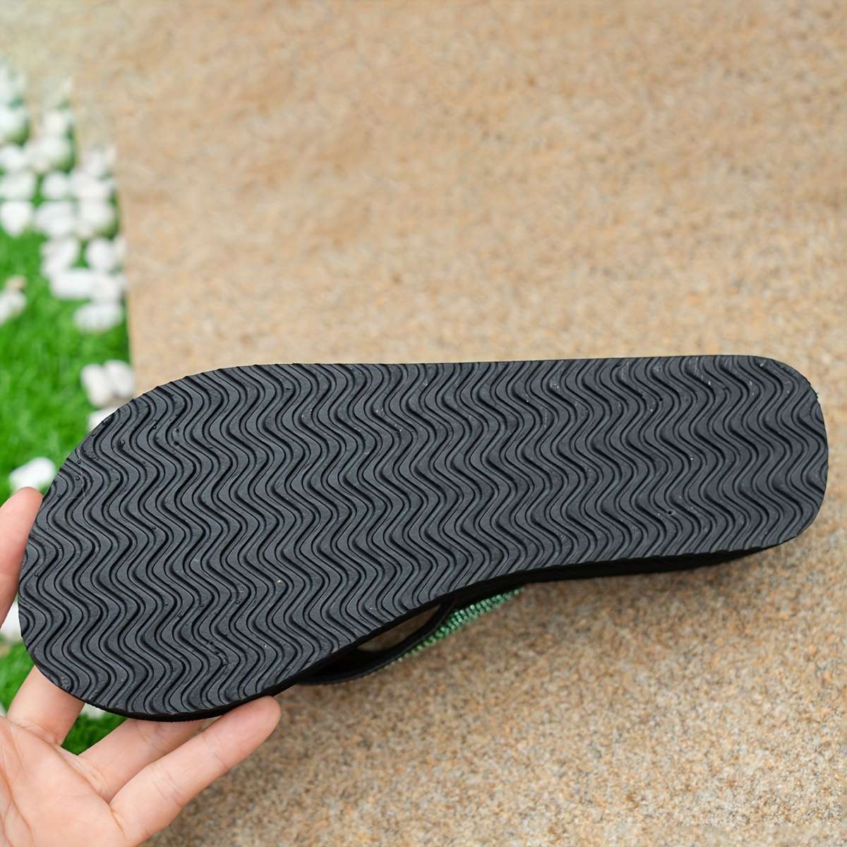 Ladies Summer Flip Flops Black Uk 4