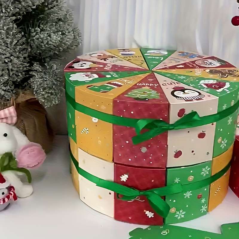 Christmas Gift Boxes Style 1 Set -12 Pieces