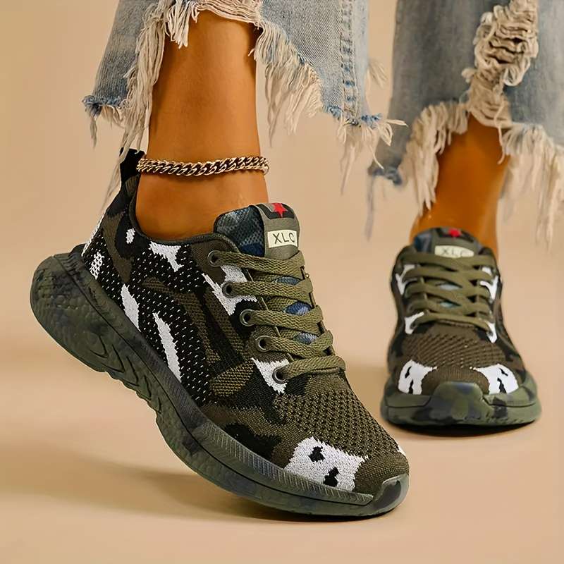 Women S Sneakers Color Army Green Sizeuk 6