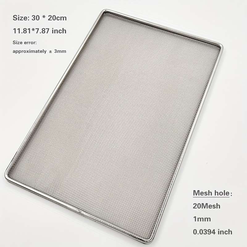 Grilling Net Model 30*20Cm11.81*7.87 Inch Size 1Mm Hole0.0394In Hole
