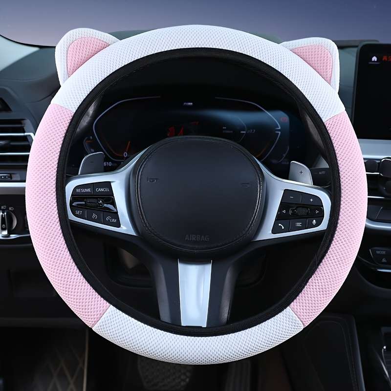 Car Steering Wheel Cover Red+White
