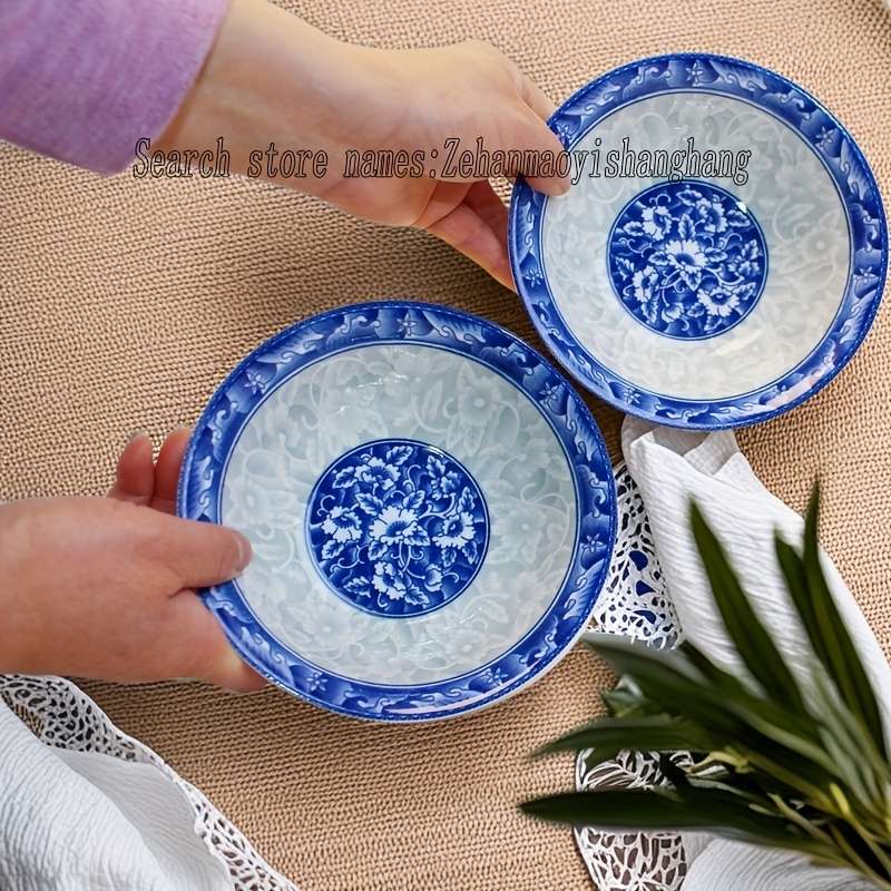 Bowl Color Blue White Materialceramics