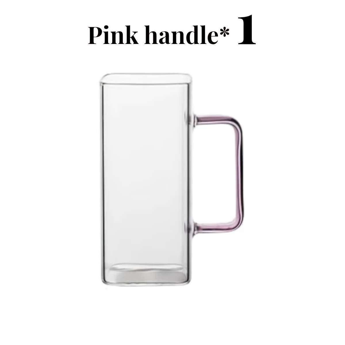 Water Cup Color Green Handle Quantity4