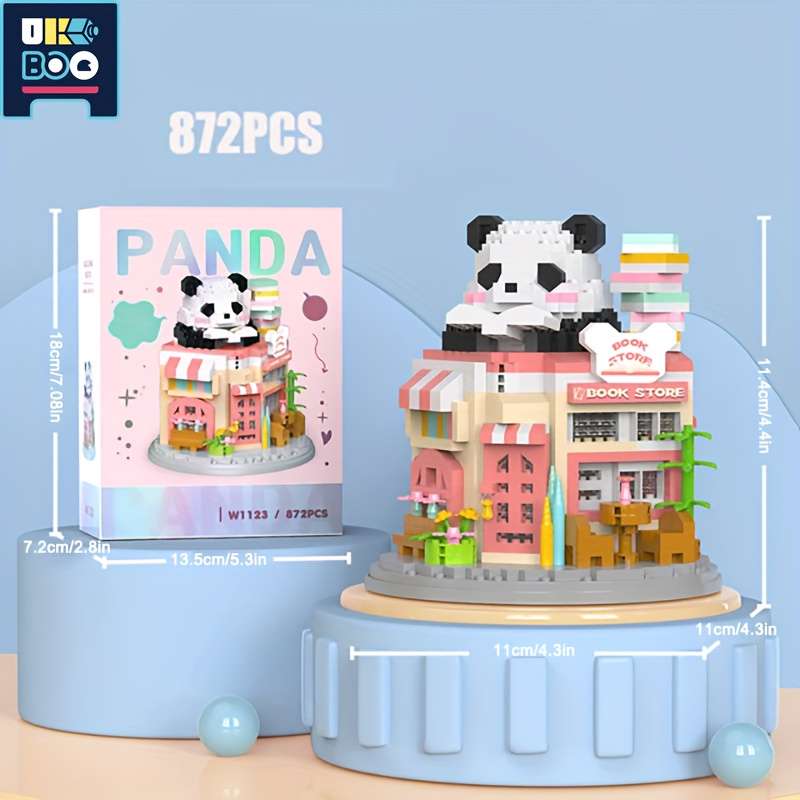 Building Toy Architectural Model Toy Set Style Coffee House