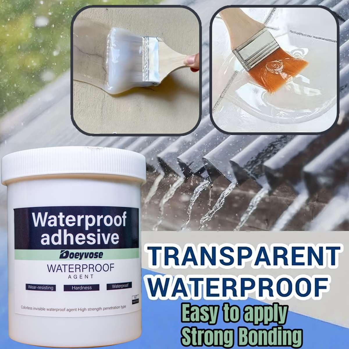 Waterproof Repair And Sealing Supplies Model 500G 17.6Oz Add Tools