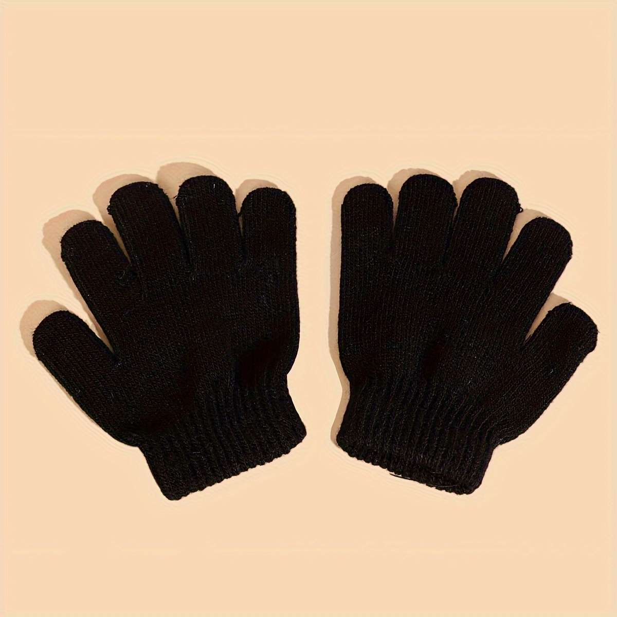 Winter Gloves Color Black White Navy Blue Sky Blue
