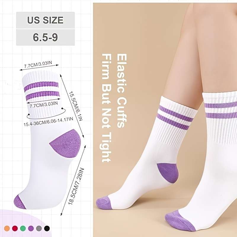 Women S Socks Color 6 Pairs Black
