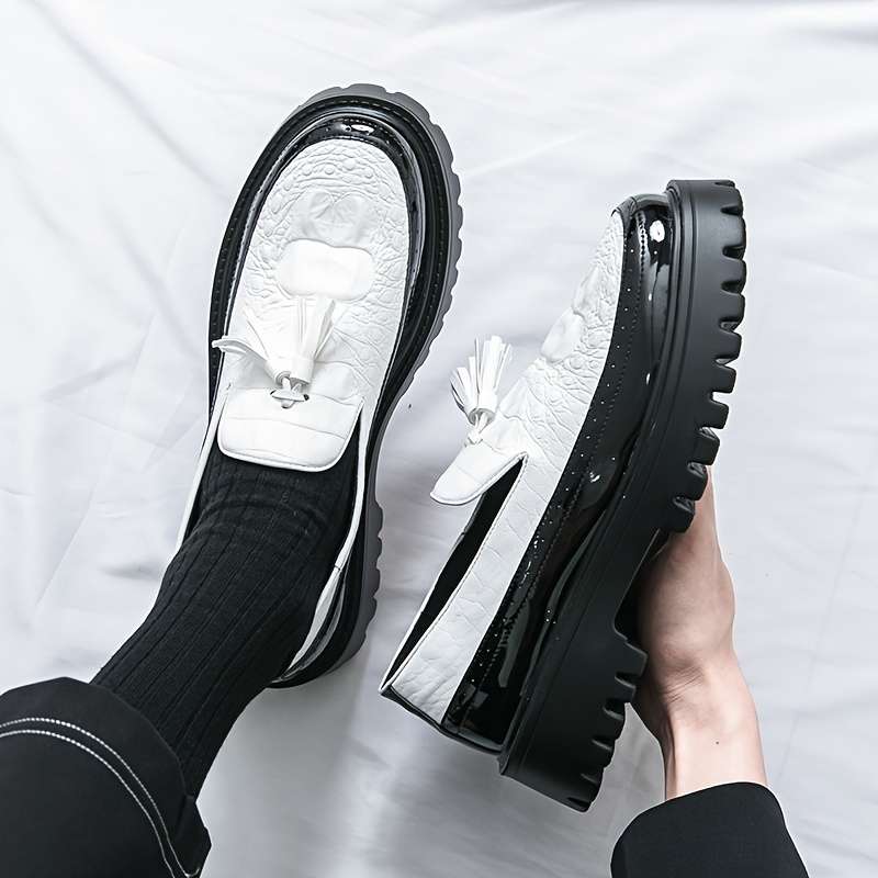 Mens Leather Shoes Color White Sizeuk 8