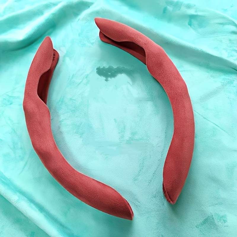 Car Steering Wheel Cover Dark Blue Left And Right Pair