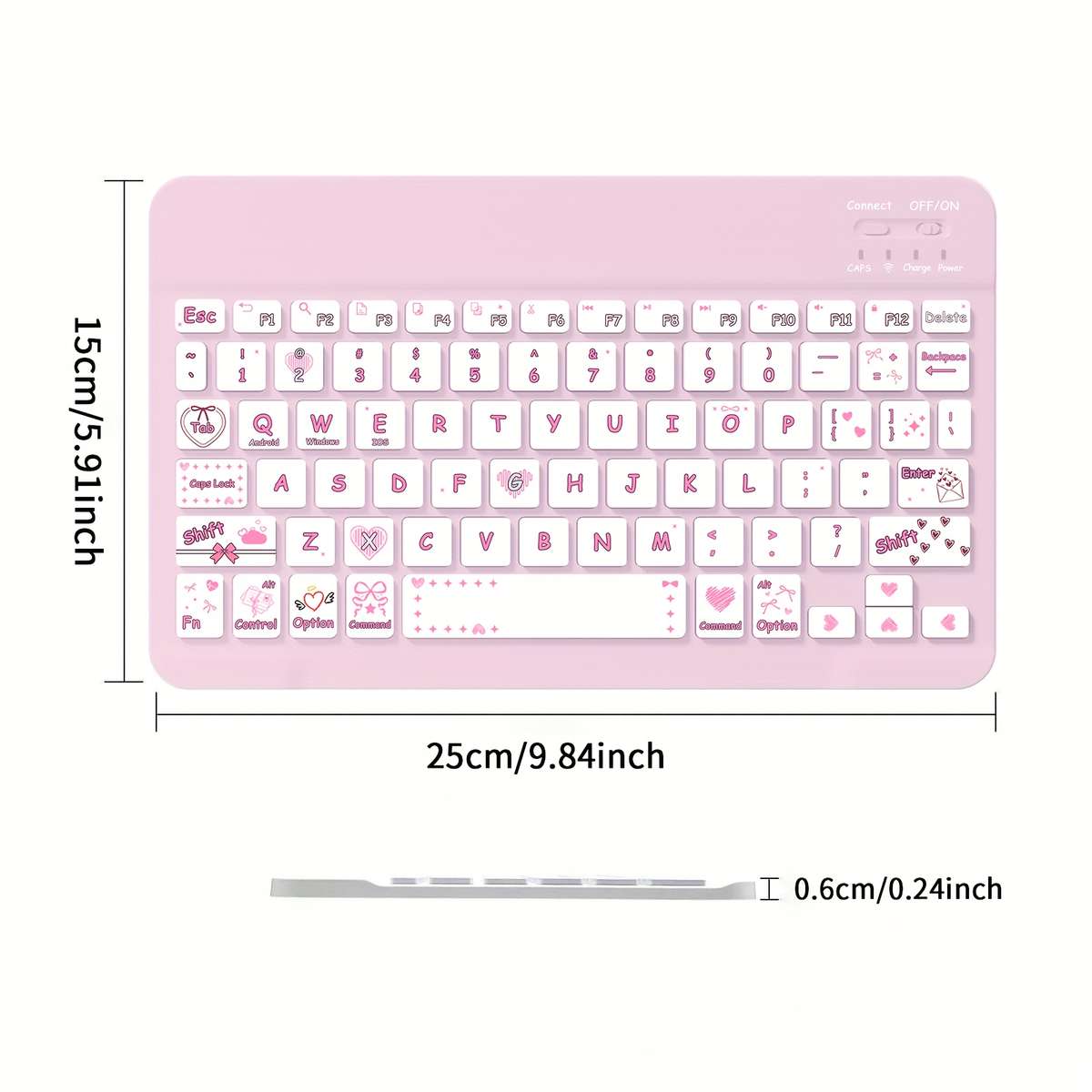 Keyboard Color pink