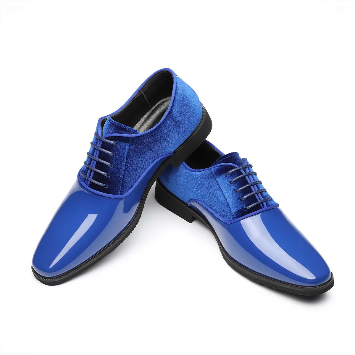Mens Leather Shoes Color Blue Sizeuk 10