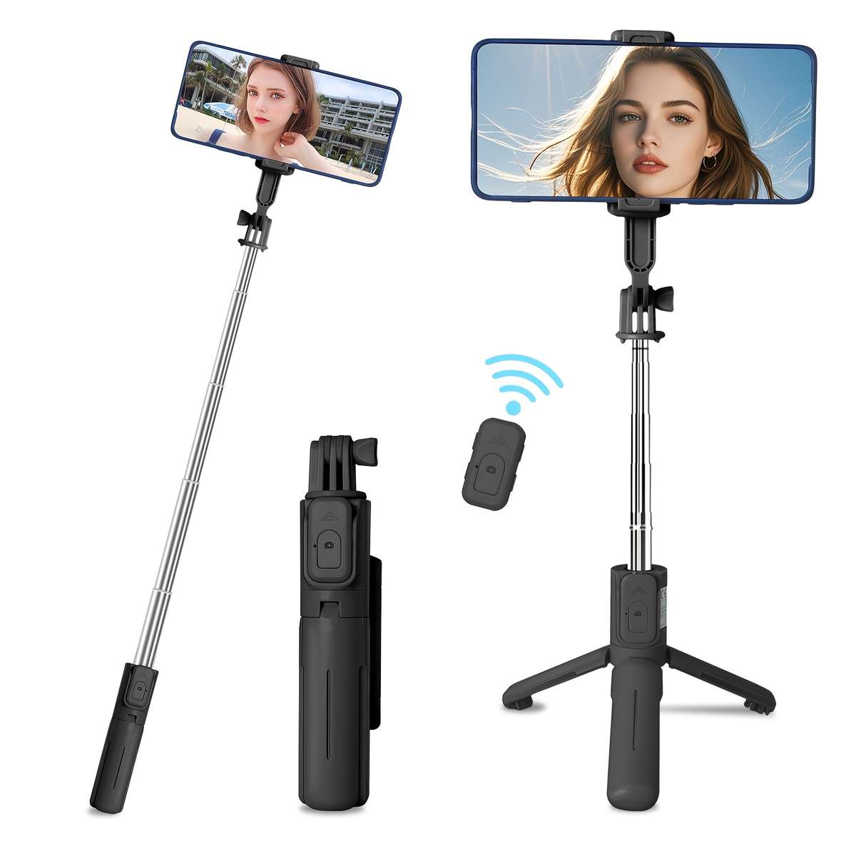 Phone Stand Color 69In1.7M With Rotating Grip Photography Tripod