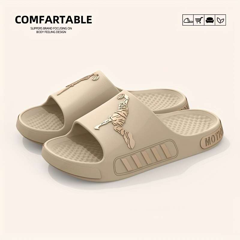 Men Slippers Summer Style Grey Size Uk 9.5 To 10