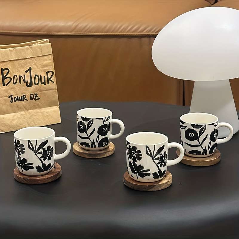 Water Cup Style Black Print
