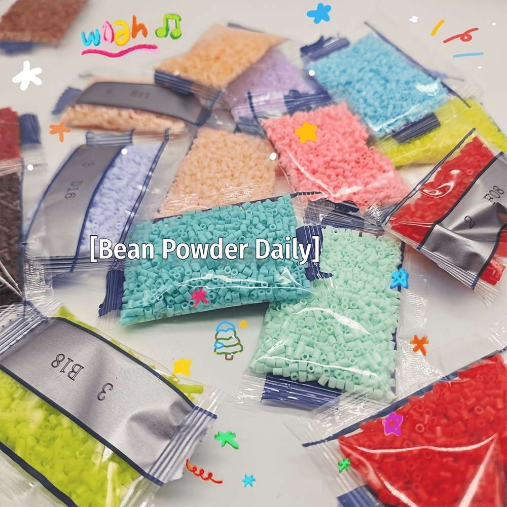 Perler Bead Set 48 Colors  48000 Beads  Includes Upgraded Material Kit