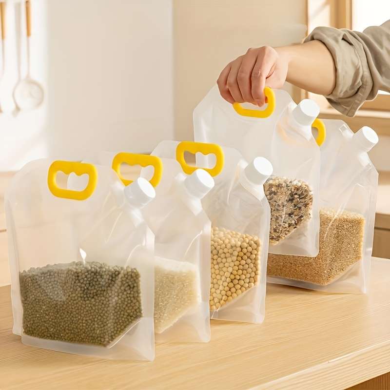 Food Storage Bags Model Transparent M5Pcs