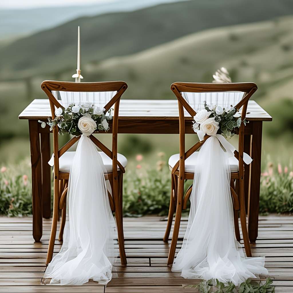Wedding Supplies Color White Size 75Cm*400Cm 29.5In*157.5In