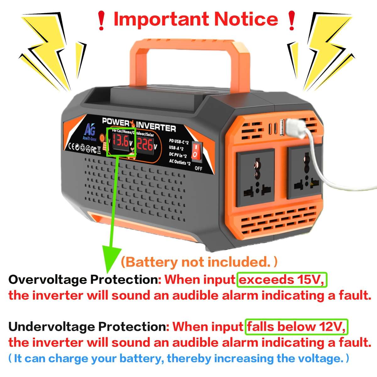 Inverter Model 2000W
