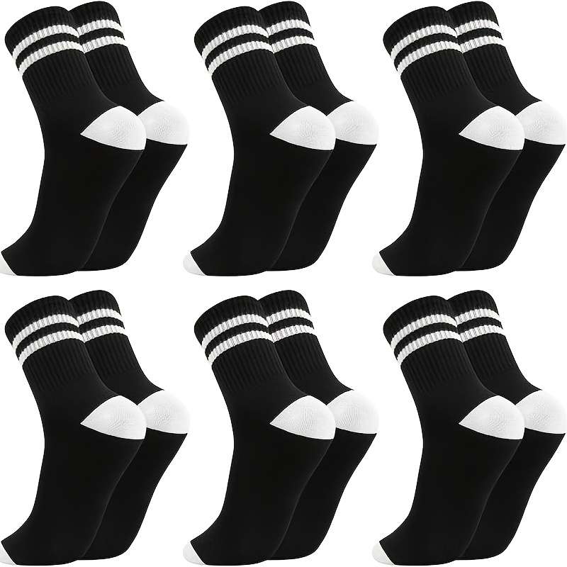 Women S Socks Color 6 Pairs Black