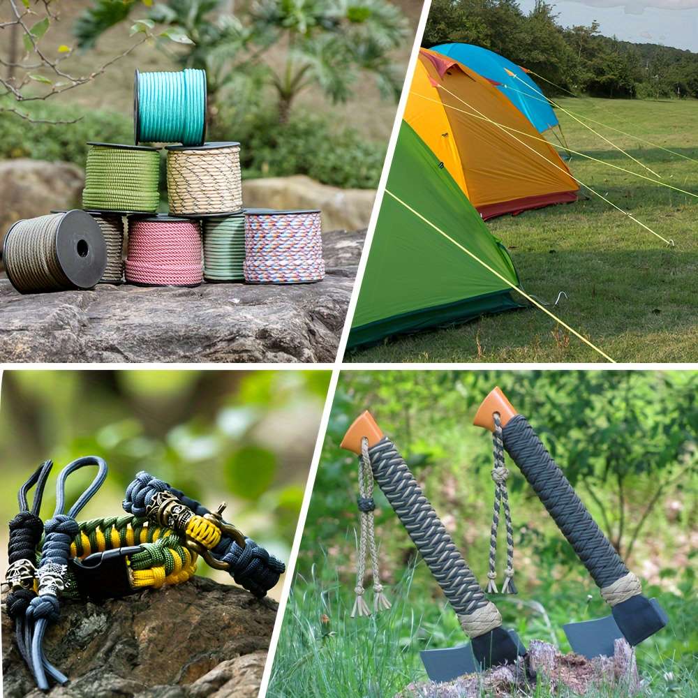 Heavy Duty 3mm Nylon Rope 30 Meters Long Type Ii Cord 3 Strand Core Camping