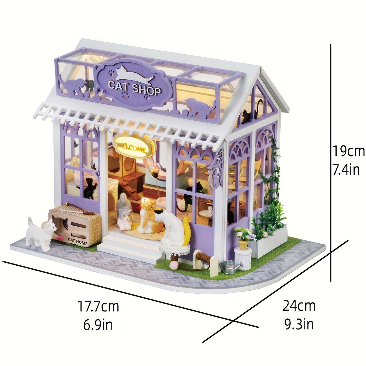 Building Toy Architectural Model Toy Set Items Flourishing Flower Shop  Add   Tools