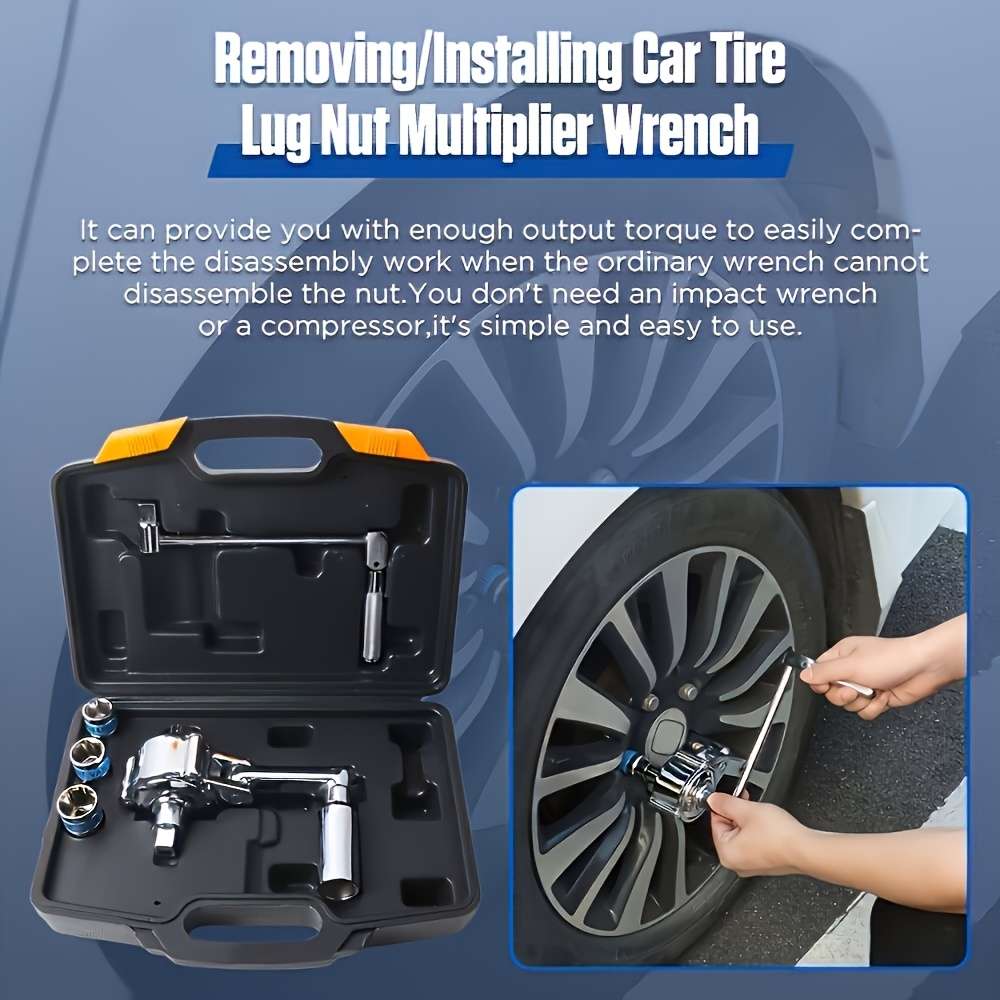 Versatile 320Nm High Torque Car Ratchet Wrench Kit