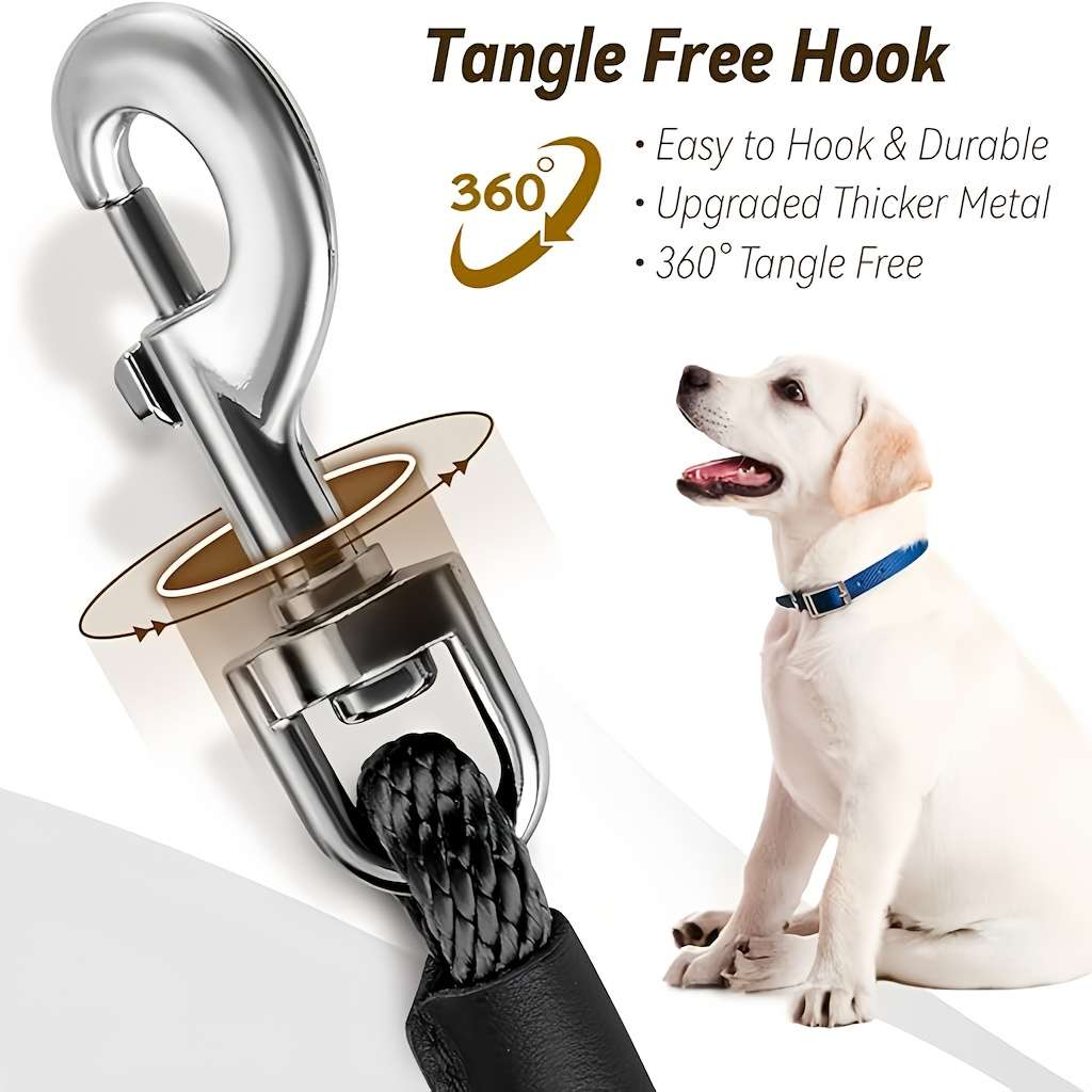 Dog Leash Color Black Size M