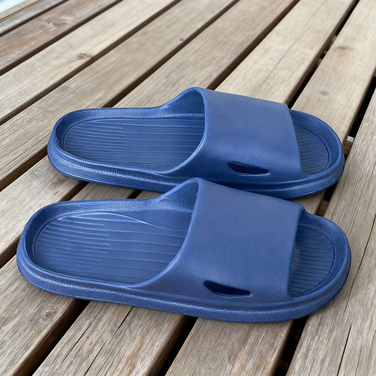 Men Slippers Summer Style Orange Size Uk 3.5 To 4