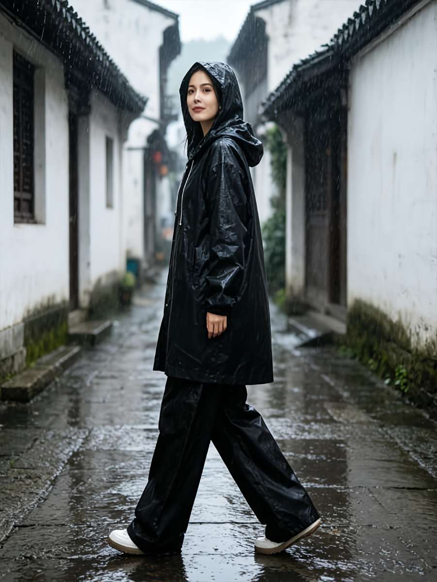 Raincoat Black Size Onesize