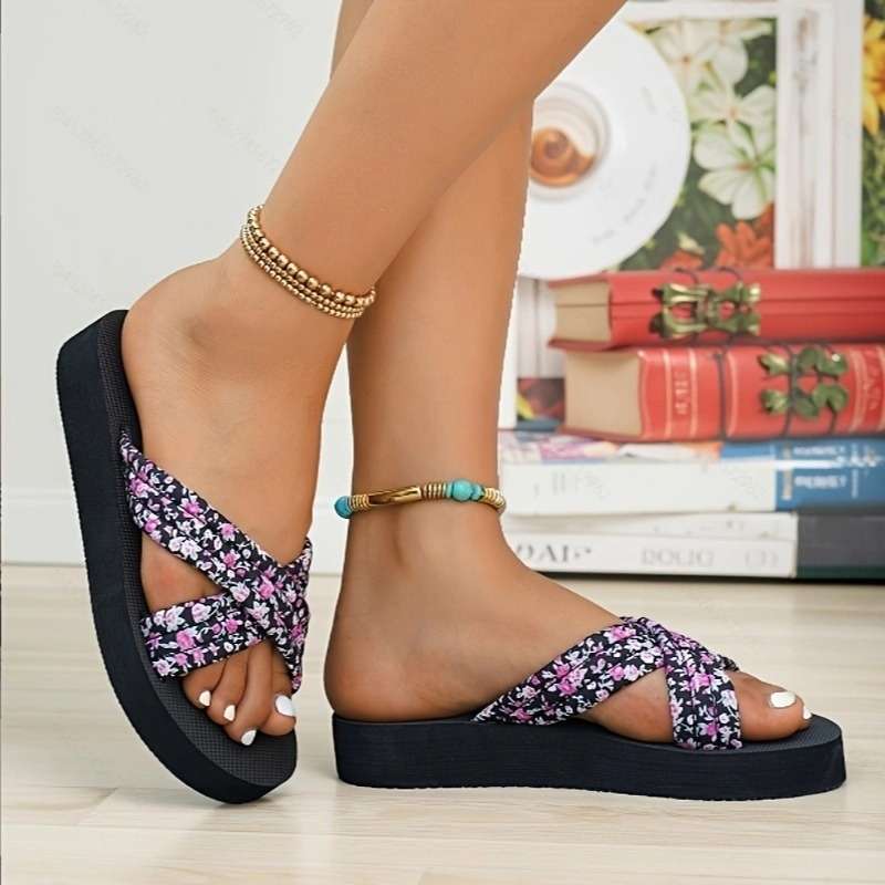 Sandals Color Deep Purple Sizeuk 4