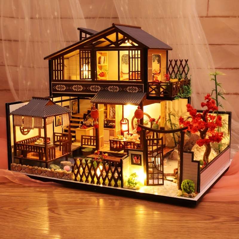 3D Model Desktop Ornament Style Forest Valley Residence