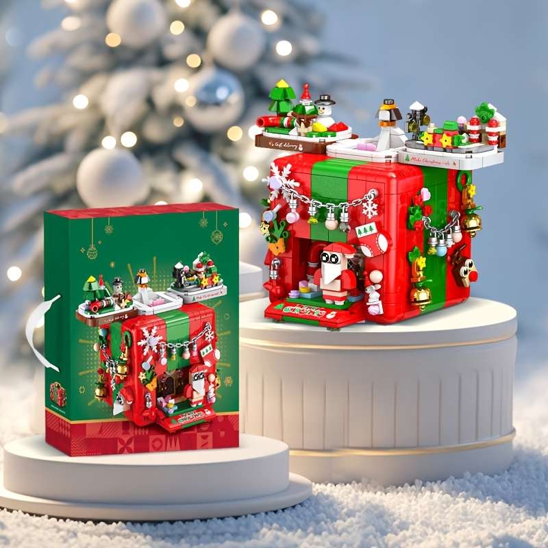 Building Toy Architectural Model Toy Set Model Holiday Season Box 1873Pcs