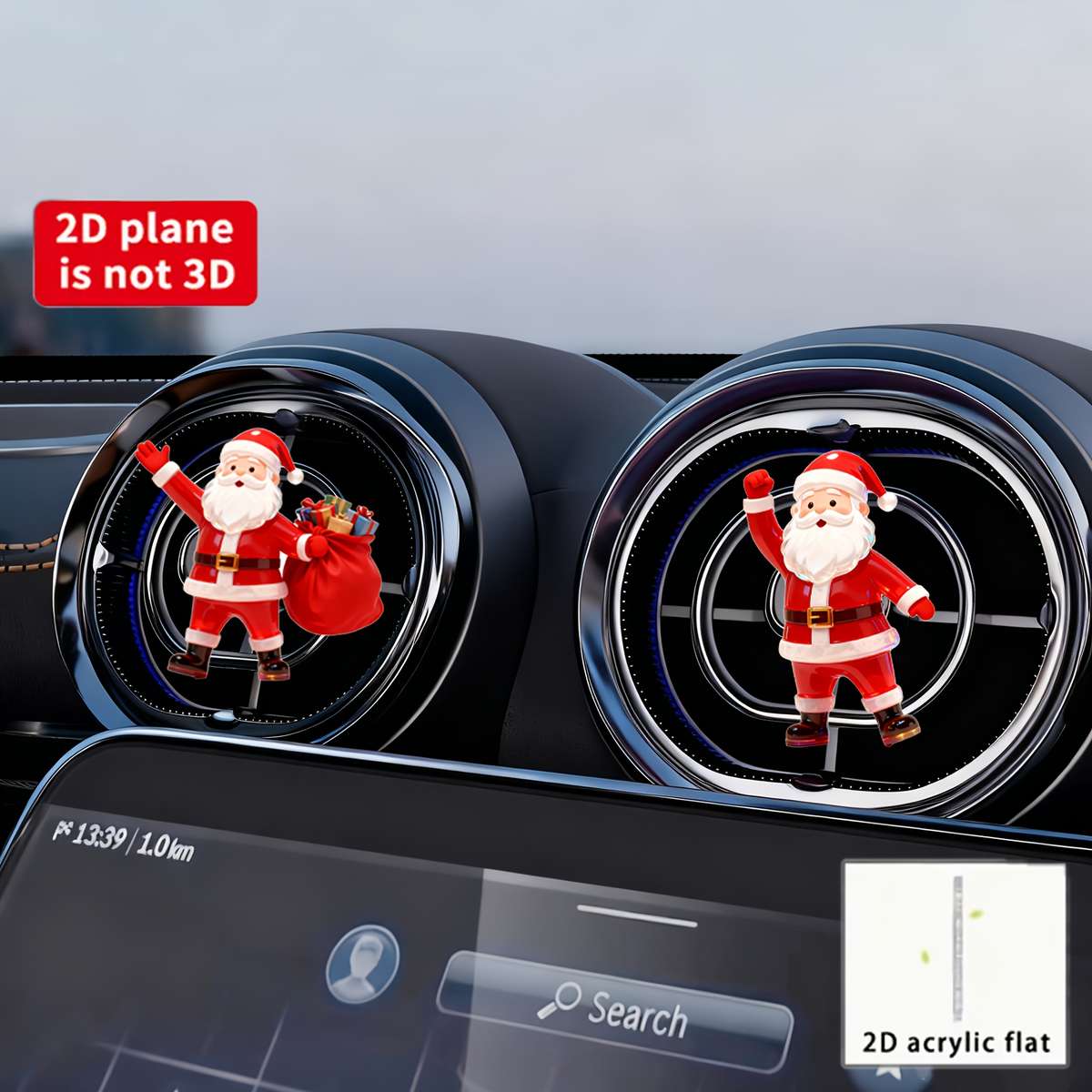 Car Interior Decor Style 2 Pieces Type A