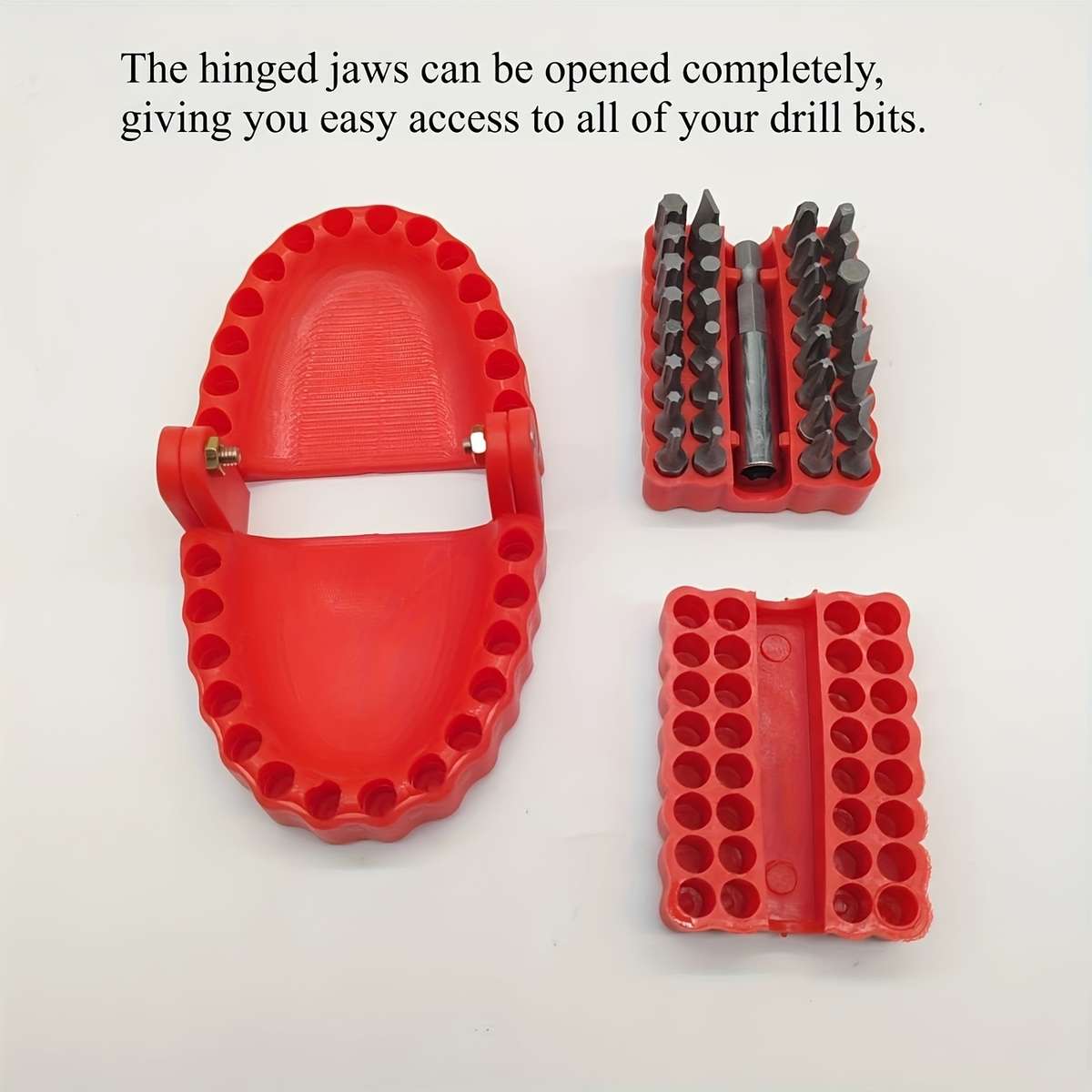 Screwdriver Bit Tool Set Color Red