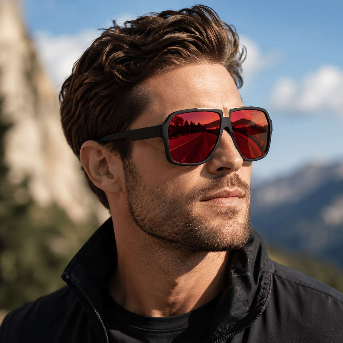 Cycling Glasses Color C5 Purple