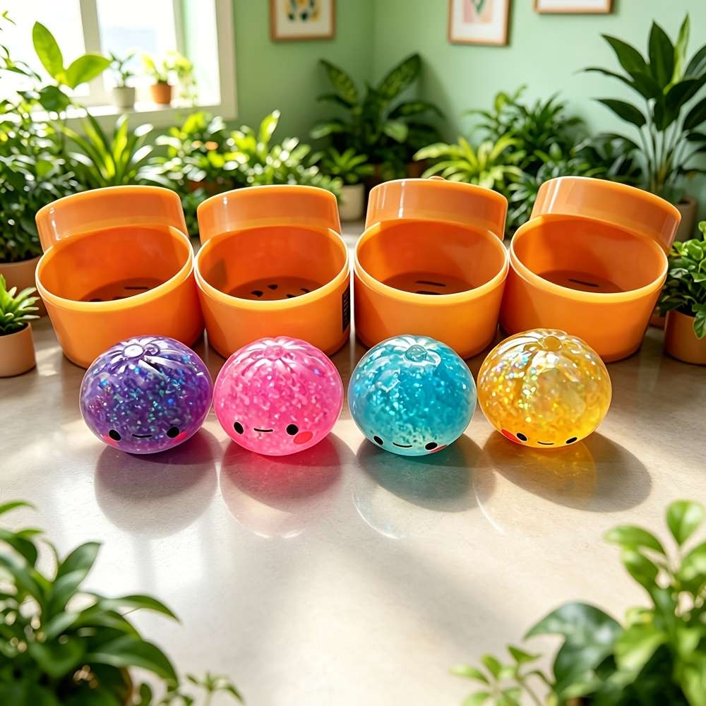 Squeezable Toys Style Summer Limited Edition Mini Steamed Buns Random Colors Quantity 9Pcs