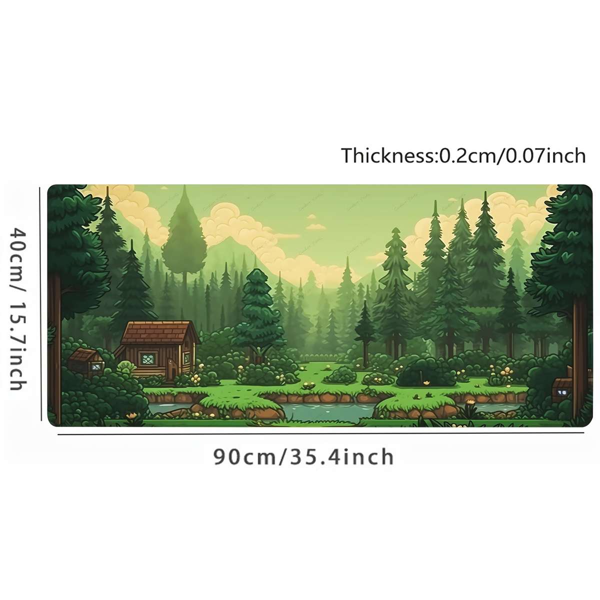 Mouse Pad Size 27.5Inch X 11.8Inch