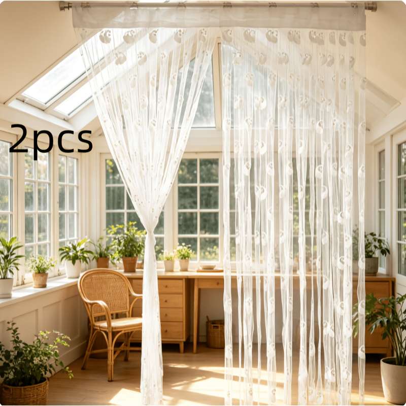 Mosquito Screens For Doors And Windows Bohemian White 2Pcs