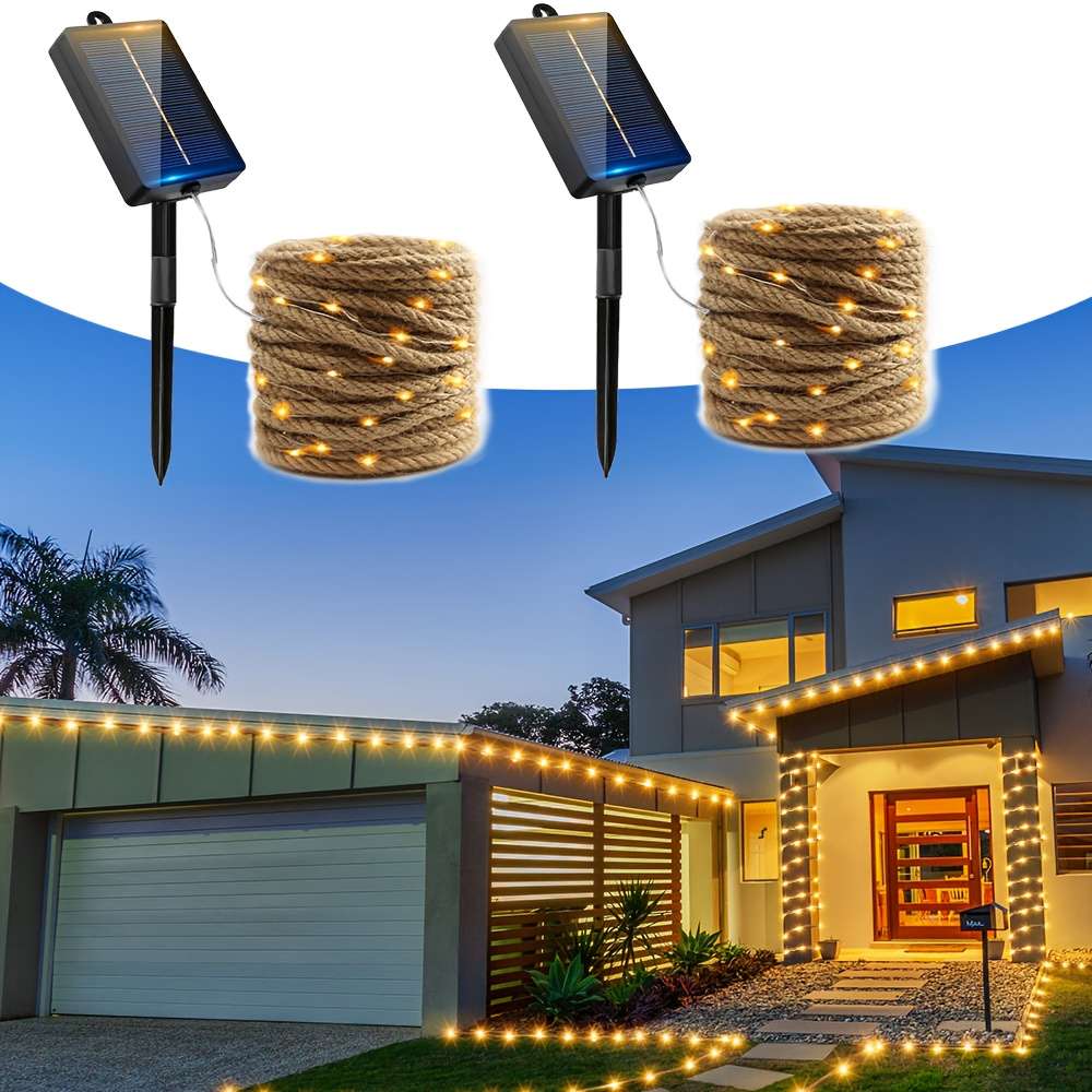 Christmas Lights 2 Pcs   16.4Ft 5M 100Leds