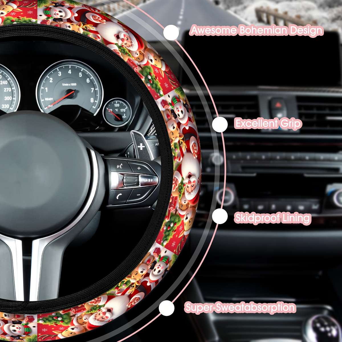 Car Steering Wheel Cover 1