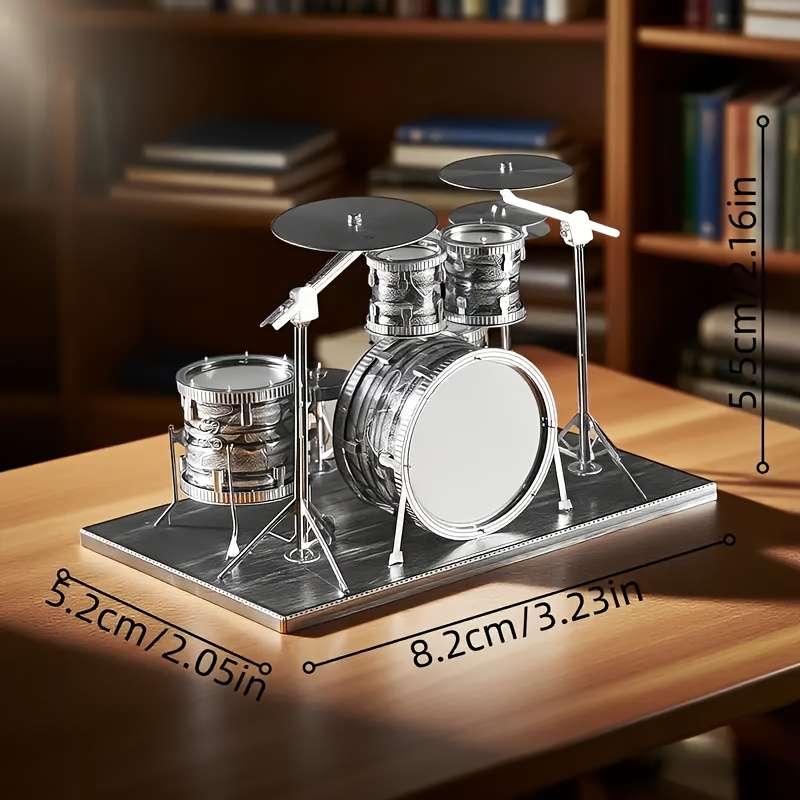 3D Puzzle Musical Instrument Model Style Drum