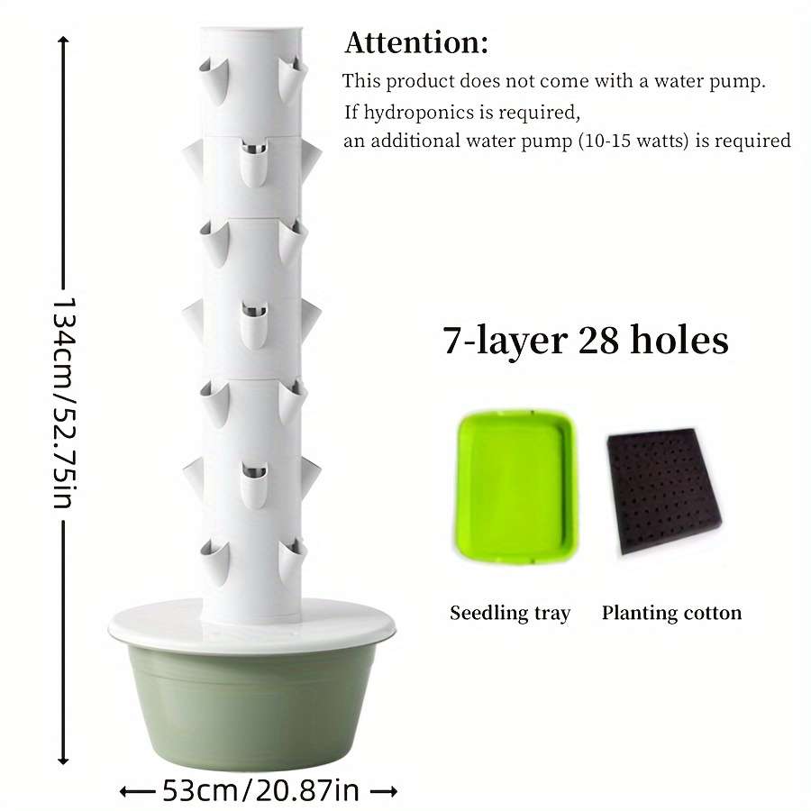 Flowerpot Style 5 Layers 20 Holes