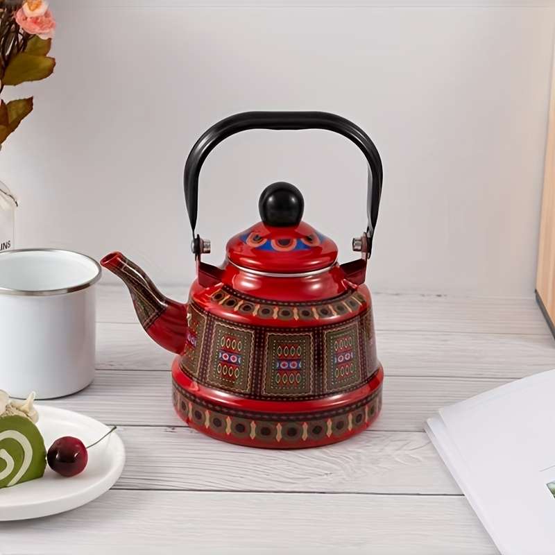 Kettle Color Red Memory Flower Size1.1L