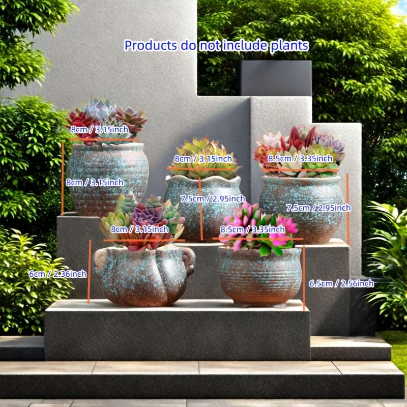 Flowerpot Style Antengteng Small Basin 5Pcs