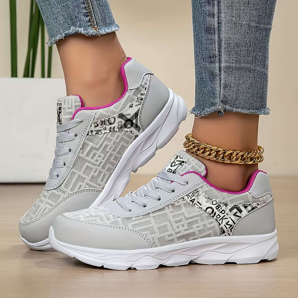Women S Sneakers Color Light Grey Sizeuk 5