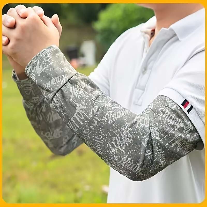 Sunscreen Sleeves Color Blue